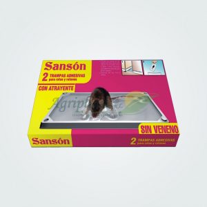 Sansón, Trampa Adhesiva